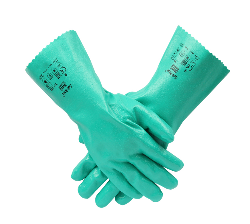 安思尔 39-122丁腈橡胶防化耐酸碱手套